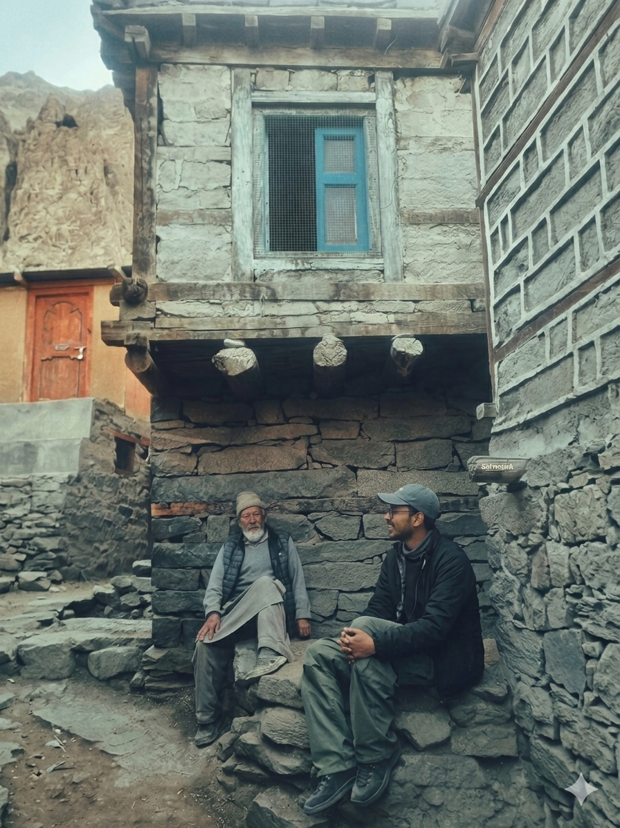 Interview with an elder, Turtuk